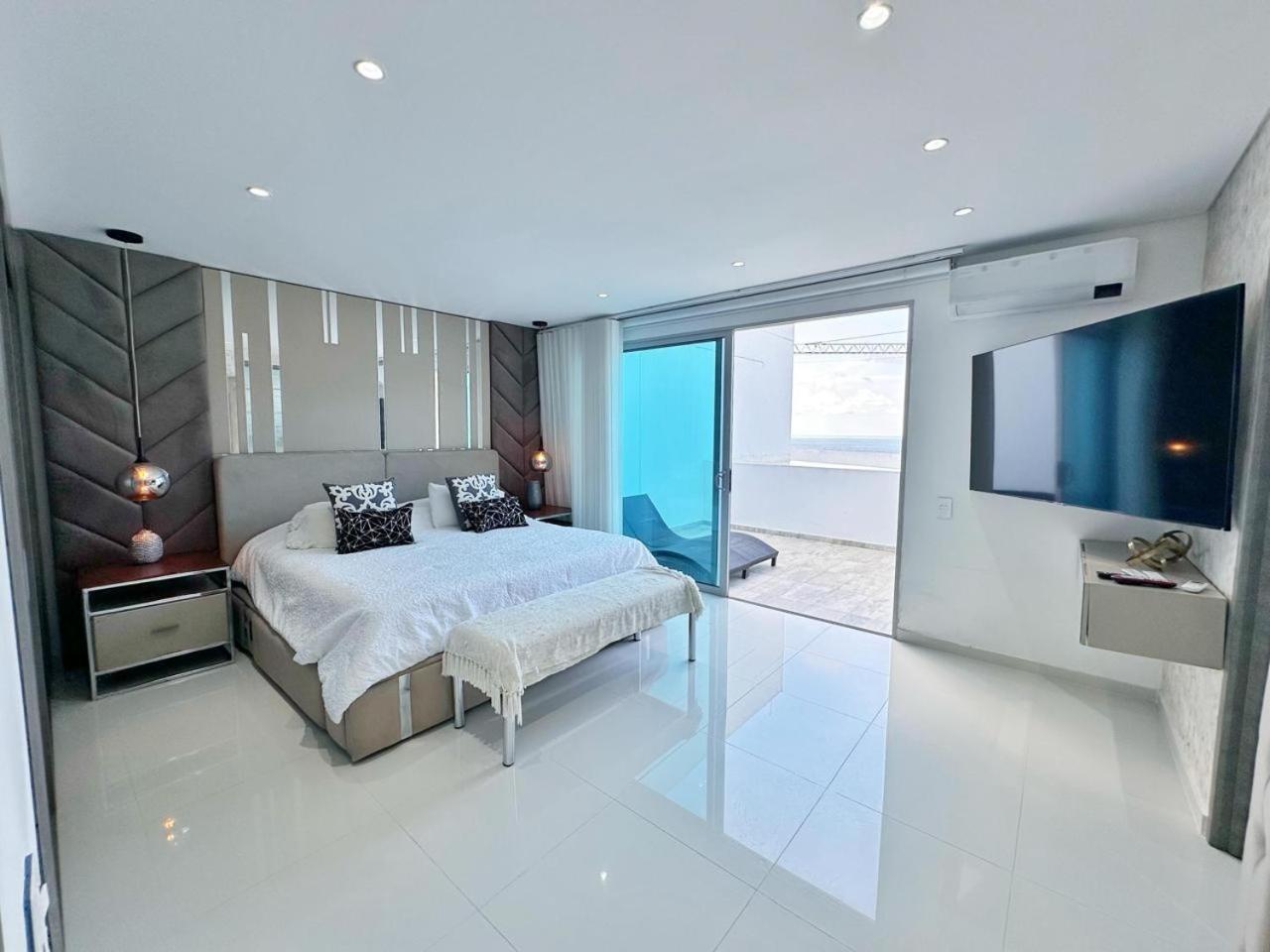 Penthouse Exclusivo En Cielo Mar, Renta Mensual Con Vistas Panoramicas Y Confort Inigualable Apartment Cartagena